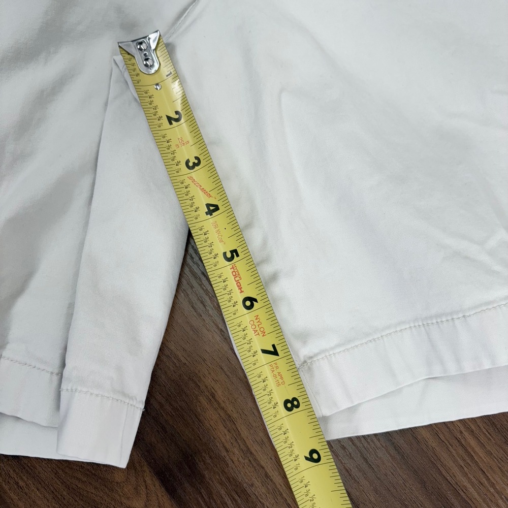 L.L.Bean Classic Fit Stone Tan 8" Inseam Shorts Mens Size 38 Cotton‎ Blend - Picture 10 of 12